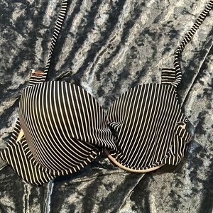 women’s striped bathing suit top